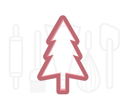 Kerstbomen uitstekers set 3 - 3D geprint