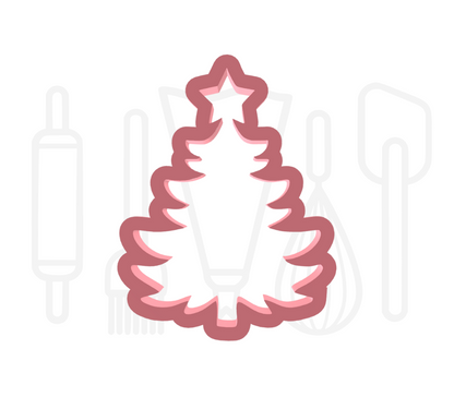Kerstbomen uitstekers set 3 - 3D geprint
