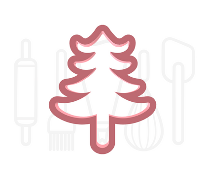 Kerstbomen uitstekers set 3 - 3D geprint