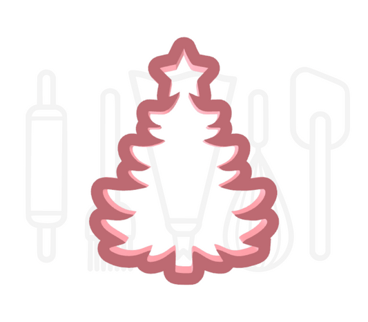 Kerstboom 1 uitsteker - 3D geprint