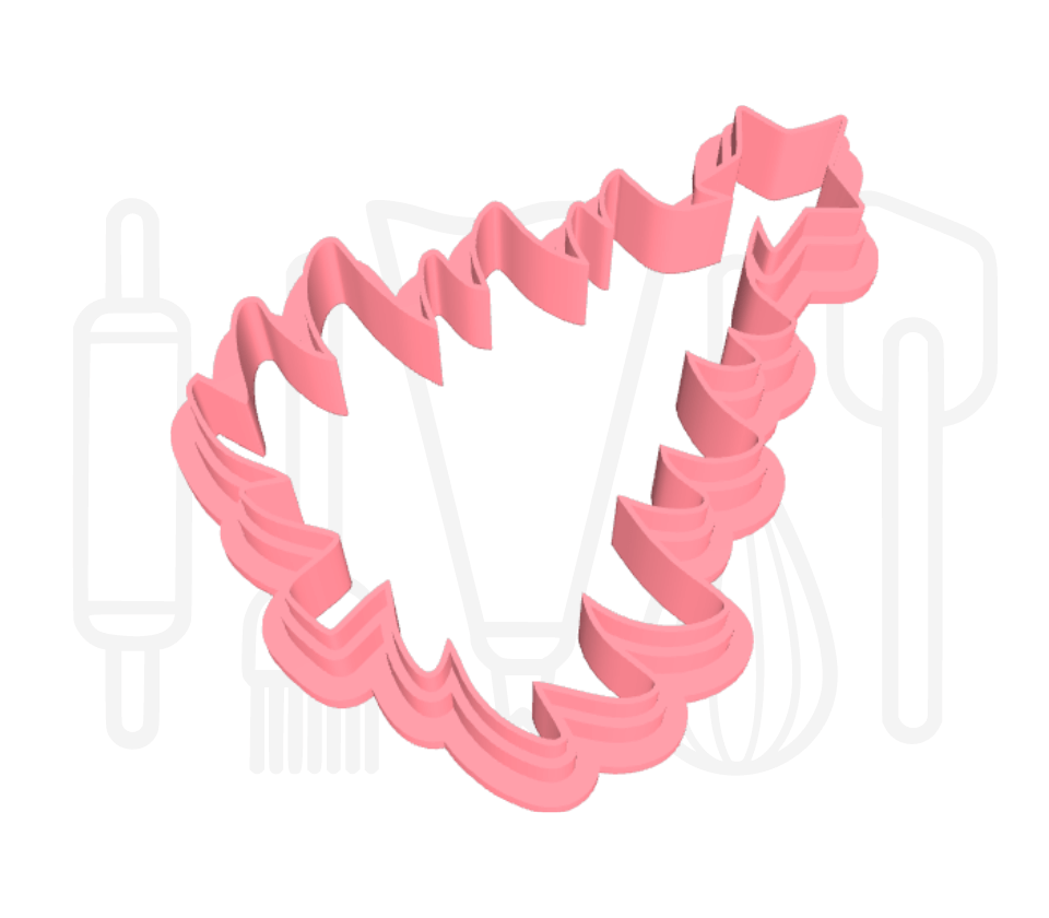 Kerstboom 1 uitsteker - 3D geprint