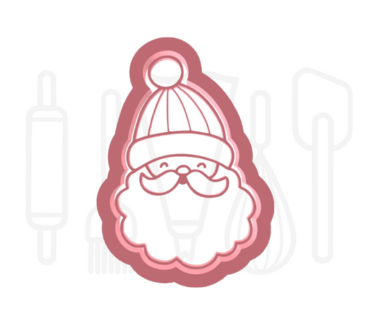 Kerstman uitsteker + stempel - 3D geprint