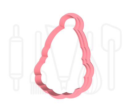 Kerstman uitsteker + stempel - 3D geprint