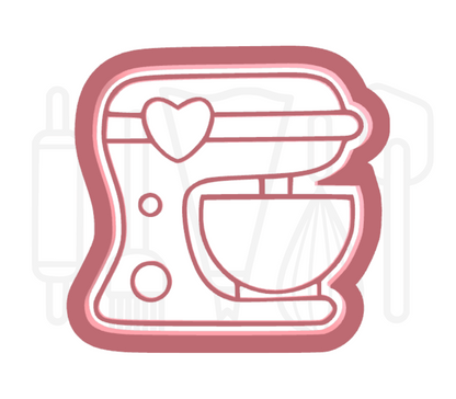 Keukenmachine uitsteker + stempel - 3D-geprint