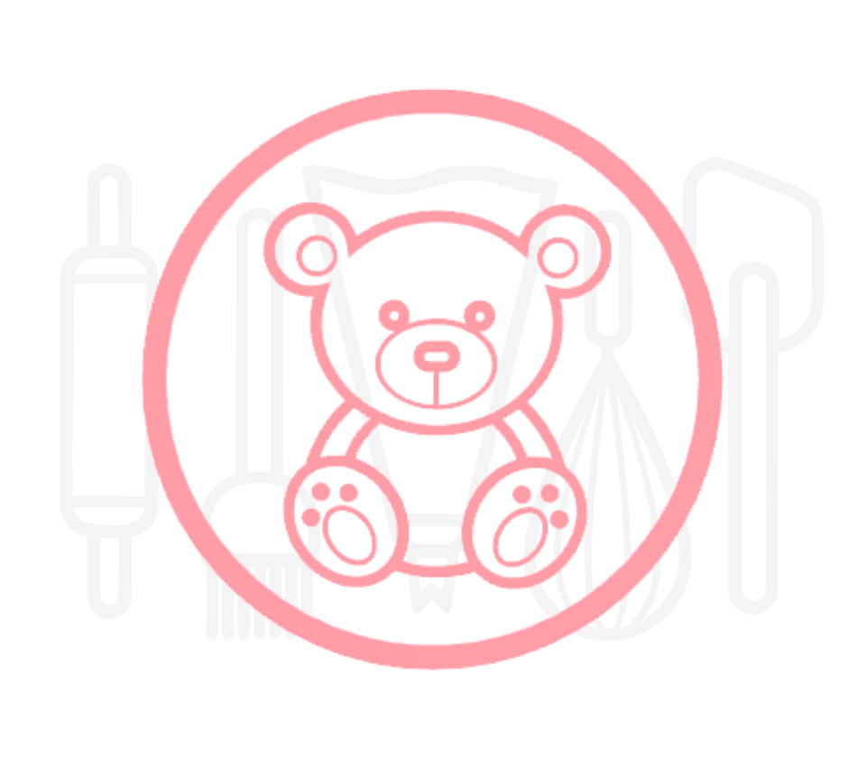 Fondant stempel Knuffelbeer - 3D Geprint