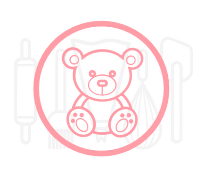 Fondant stempel Knuffelbeer - 3D Geprint