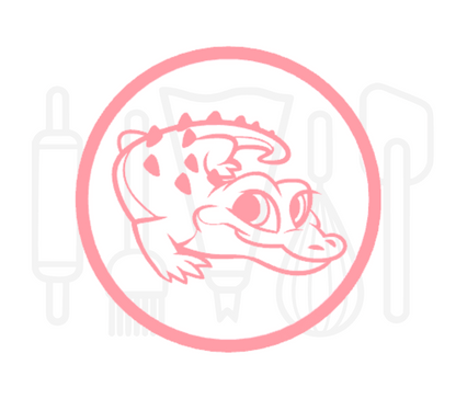 Fondant stempel Krokodil - 3D Geprint