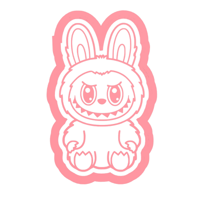 Labubu uitsteker + stempel - 3D-geprint