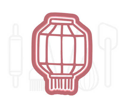 Lampion 2 uitsteker + stempel - 3D-geprint