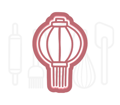 Lampion 3 uitsteker + stempel - 3D-geprint
