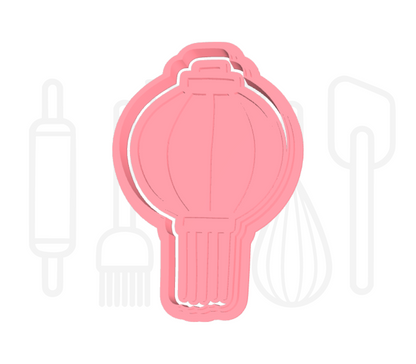 Lampion 3 uitsteker + stempel - 3D-geprint