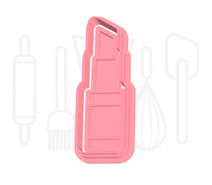 Lippenstift uitsteker + stempel - 3D-geprint