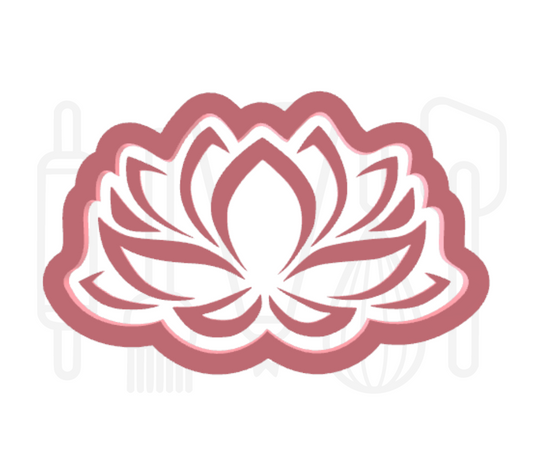 Lotusbloem uitsteker + stempel - 3D-geprint