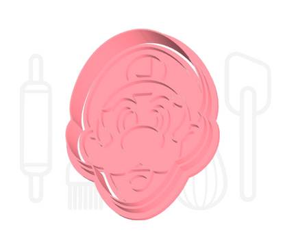 Loodgieter poppetje 2 hoofd uitsteker + stempel - 3D-geprint