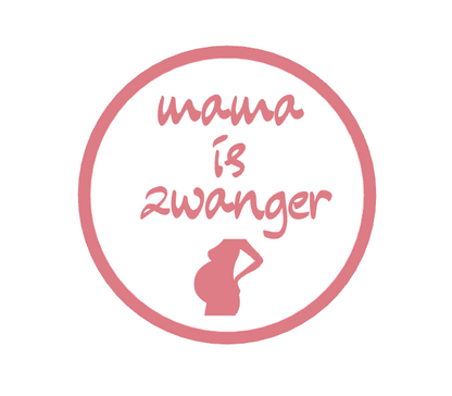 Fondant stempel Mama is zwanger - 3D Geprint