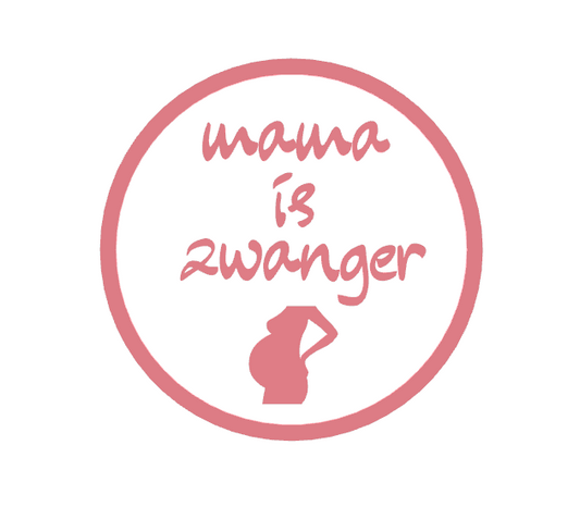 Fondant stempel Mama is zwanger - 3D Geprint