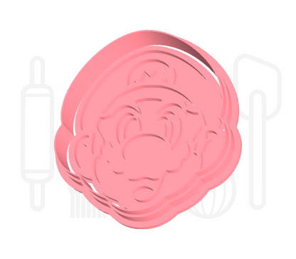 Loodgieter poppetje hoofd uitsteker + stempel - 3D-geprint
