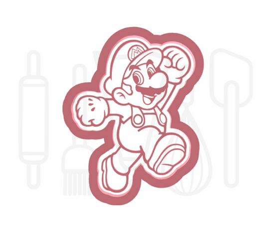 Loodgieter poppetje uitsteker + stempel - 3D-geprint