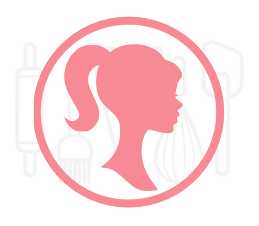 Fondant stempel Meisje silhouet