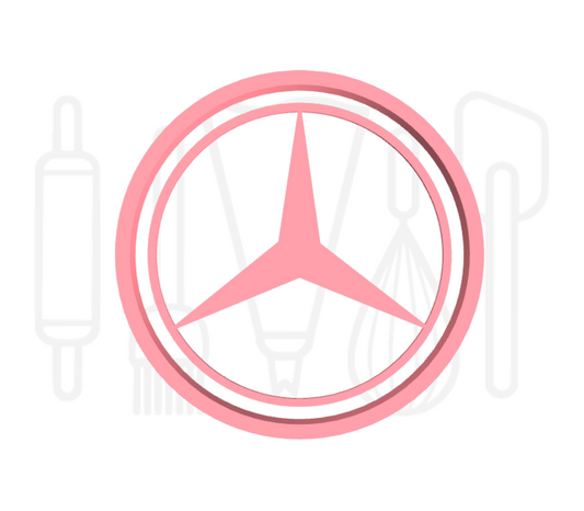 Auto logo 4 uitsteker + stempel - 3D-geprint