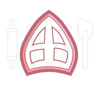 Mijter uitsteker + stempel - 3D geprint