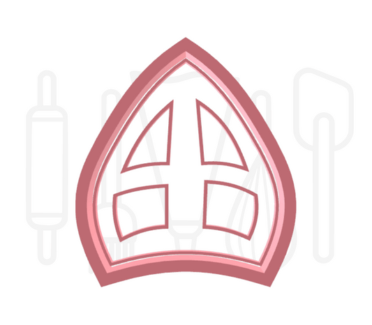 Mijter uitsteker + stempel - 3D geprint