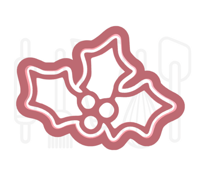 Hulstblaadjes uitsteker + stempel - 3D-geprint