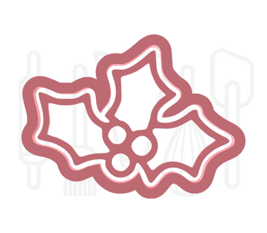 Hulstblaadjes uitsteker + stempel - 3D-geprint