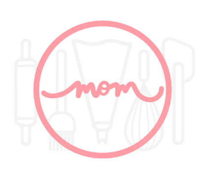 Fondant stempel Mom - 3D Geprint