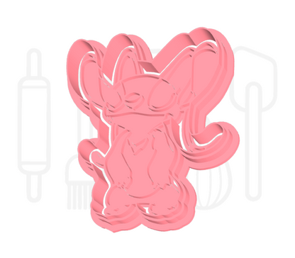 Monstertje Angel uitsteker + stempel - 3D-geprint