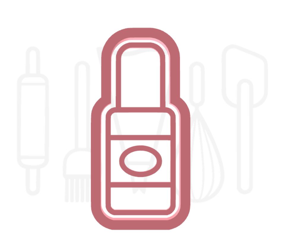 Nagellak uitsteker + stempel - 3D-geprint