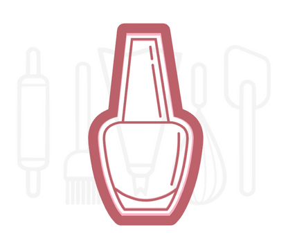 Nagellak 2 uitsteker + stempel - 3D-geprint