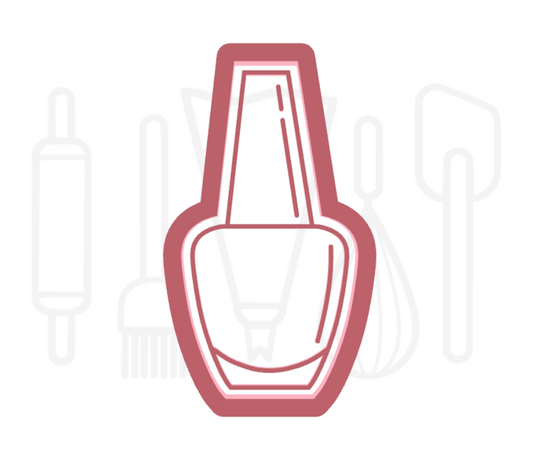 Nagellak 2 uitsteker + stempel - 3D-geprint