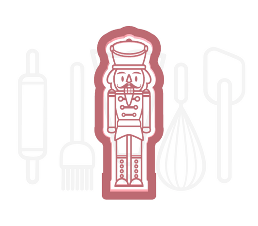Notenkraker uitsteker + stempel - 3D-geprint