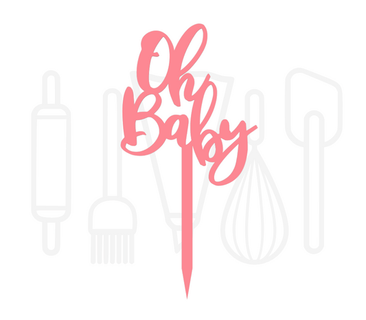 Cocktailprikker - Oh baby 12 stuks
