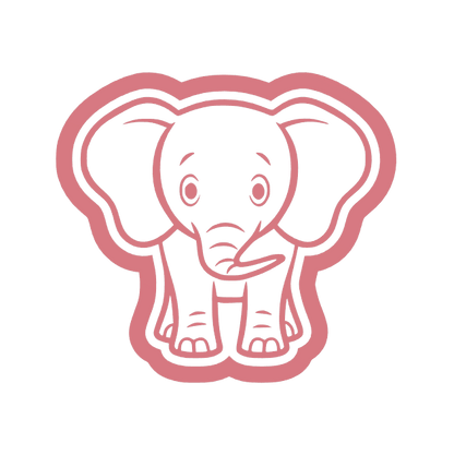 Olifant uitsteker + stempel - 3D-geprint
