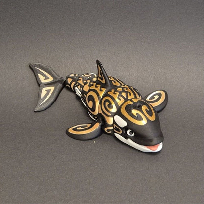 Fidget Getatoeëerde Orka extra kleur
