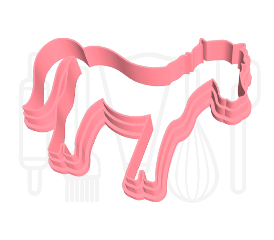 Paard uitsteker - 3D geprint