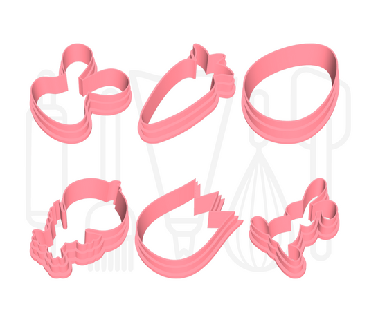 Pasen uitstekers mini set/6 stuks  - 3D geprint