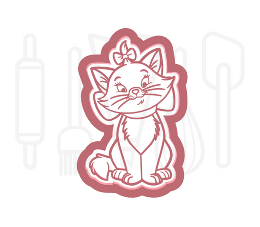 Poes Marie uitsteker + stempel - 3D-geprint