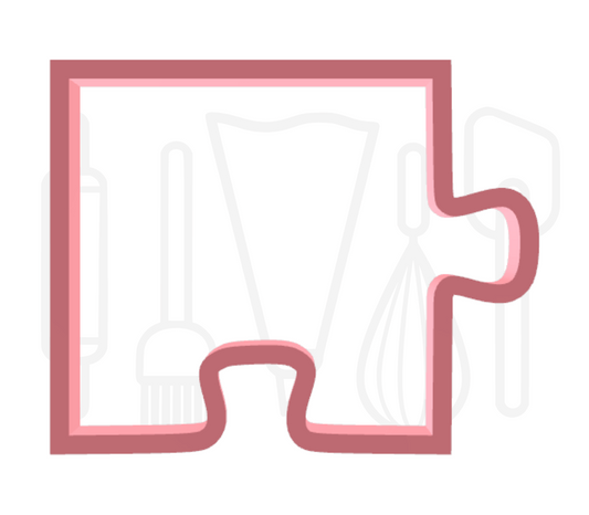 Puzzelstuk hoek - 3D-geprint
