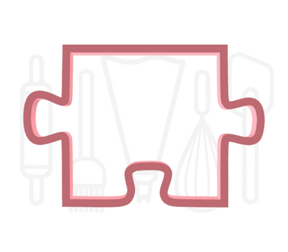 Puzzelstuk rand 1 - 3D-geprint