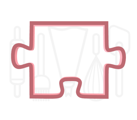 Puzzelstuk rand 1 - 3D-geprint