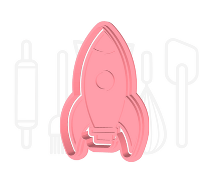 Raket uitsteker + stempel - 3D-geprint