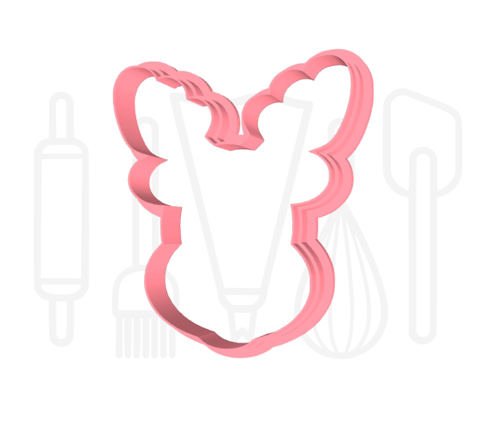 Rendier uitsteker + stempel - 3D geprint