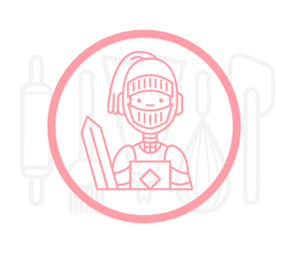 Fondant stempel Ridder - 3D Geprint