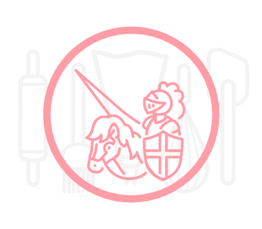Fondant stempel Ridder te paard - 3D Geprint