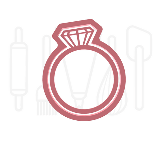 Ring uitsteker + stempel - 3D-geprint