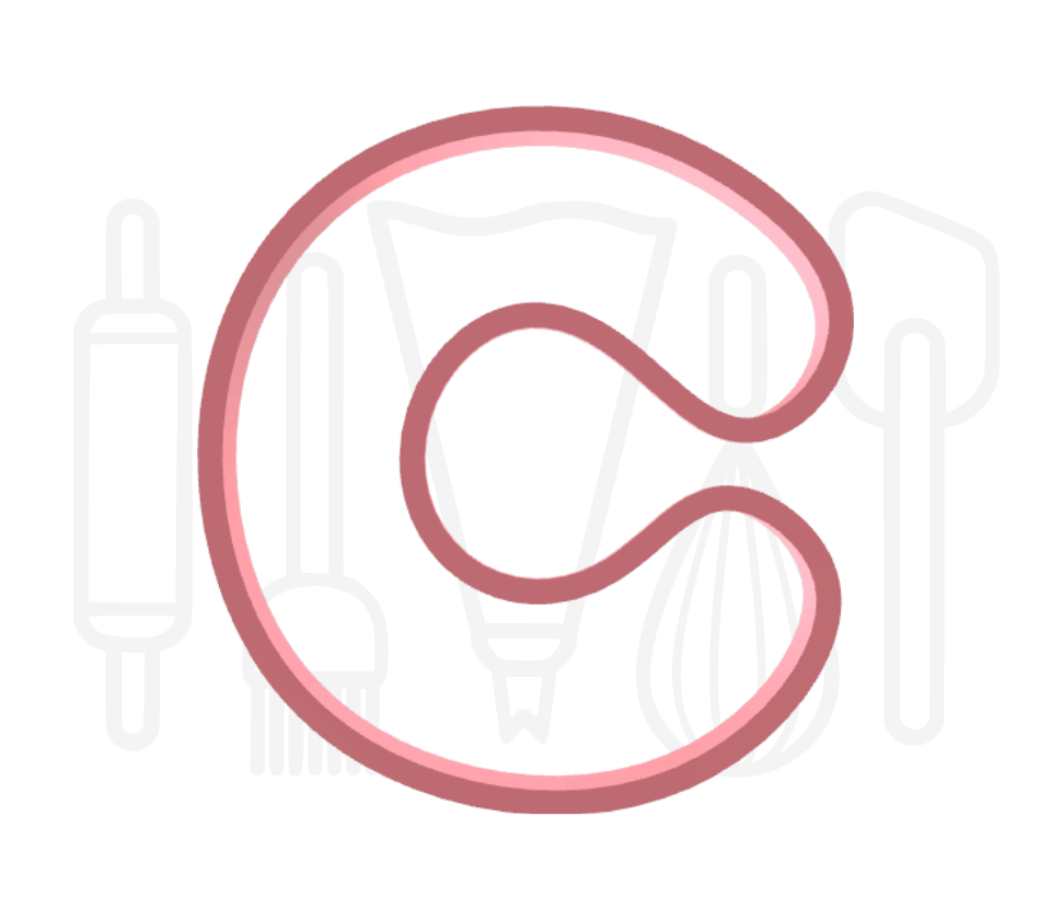 Letter C uitsteker - rond - 3D geprint