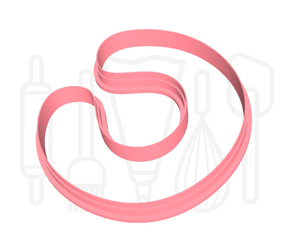 Letter C uitsteker - rond - 3D geprint